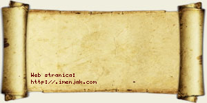 Valentina Srdanović vizit kartica